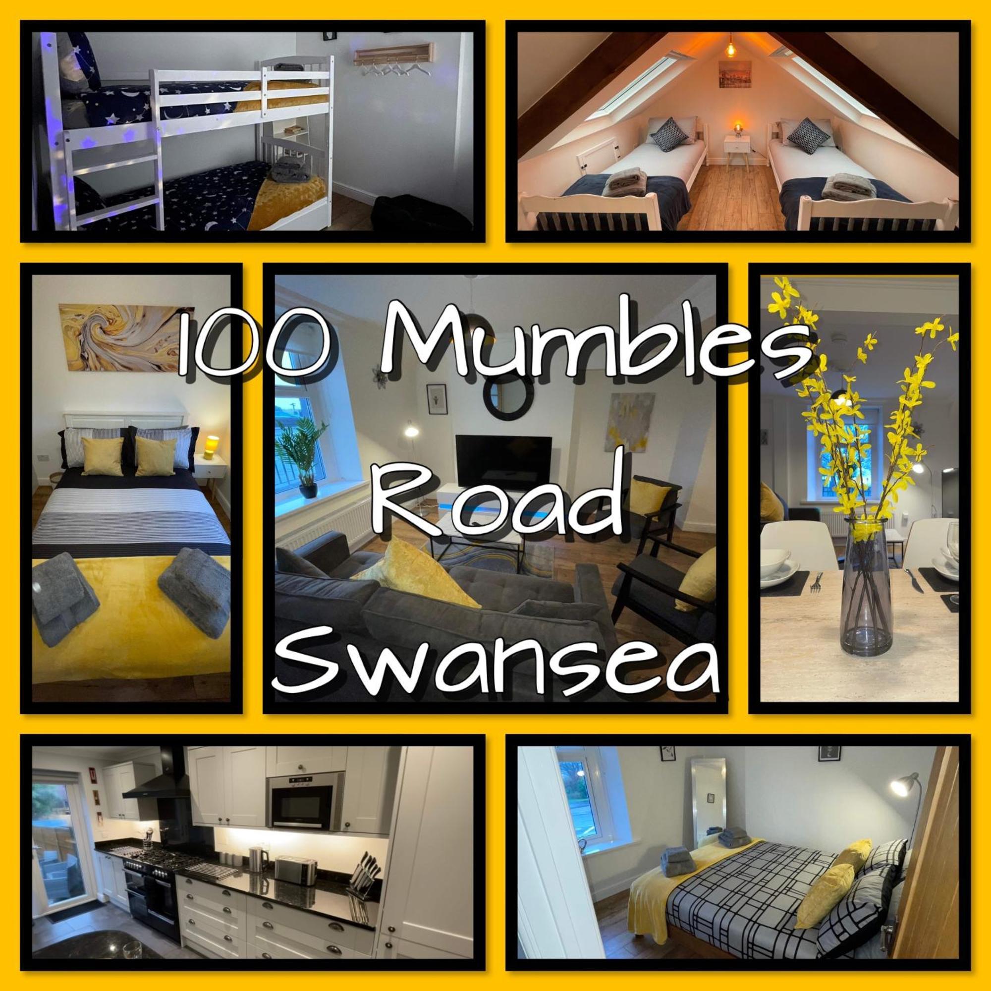 Casa One Hundred - A Beautiful 4 Bed House On The Beach Front Swansea Kültér fotó